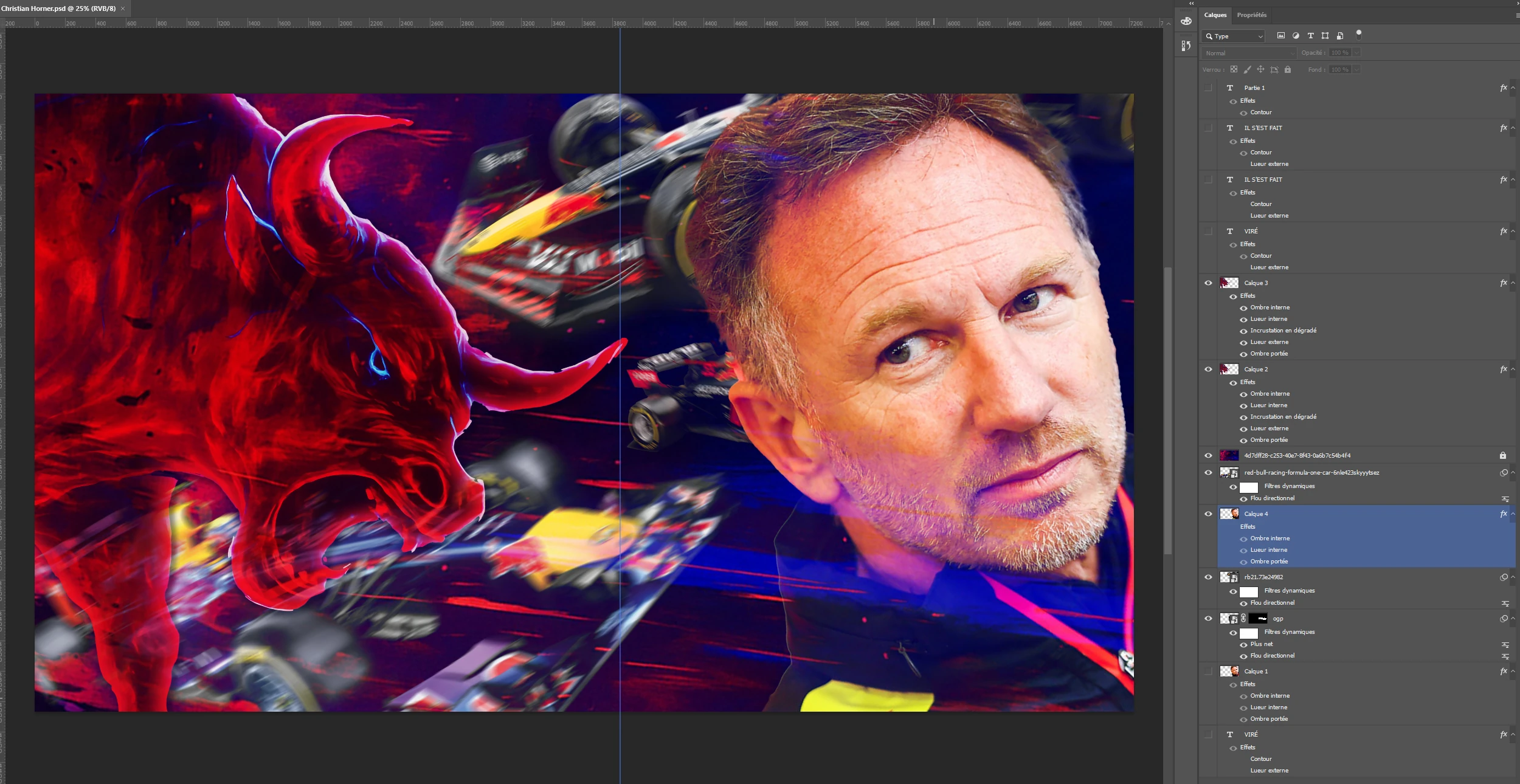 Composition Photoshop Christian Horner